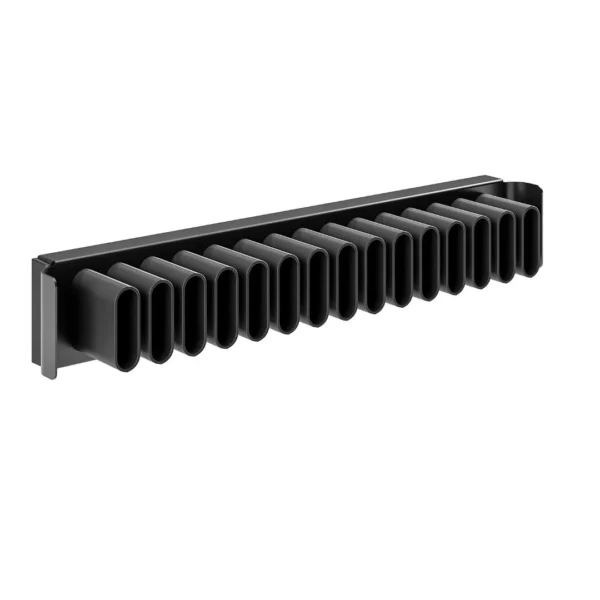 Conero Belt & Tie Rack, Black Finish