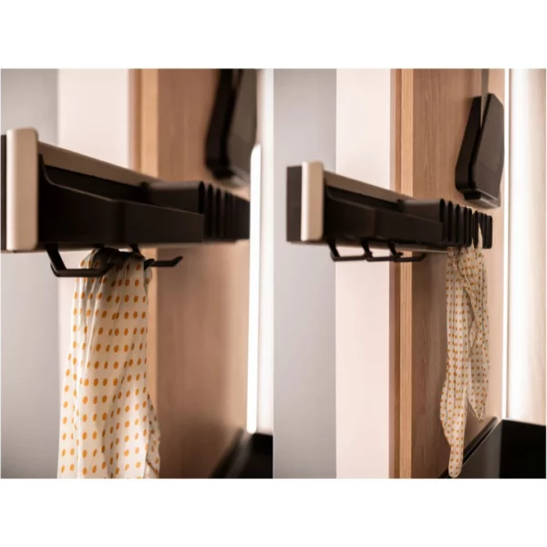 Conero Belt/Tie Pull Out with Tray, Black