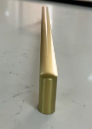 Vaniglia Handle With Rounded Ends, Matt Gold Finish - Image 4