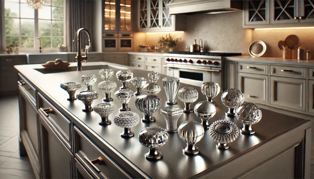 Crystal & Glass Knobs kitchen handle trends