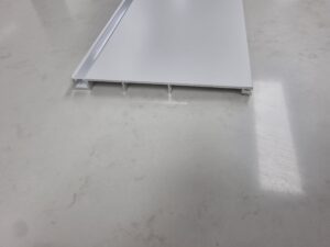 White Aluminium LED Kickboard Extrusion for Office & Kitchen - Image 4