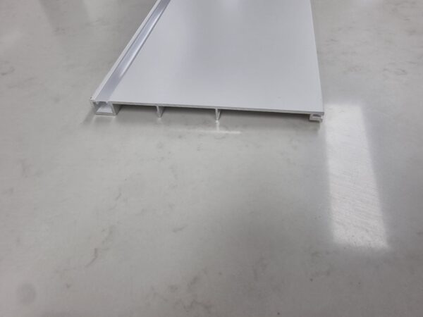 White Aluminium LED Kickboard Extrusion for Office & Kitchen