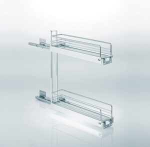 Kesseboehmer Base Pull-Out Set - 2 Tier, Chrome - Image 3