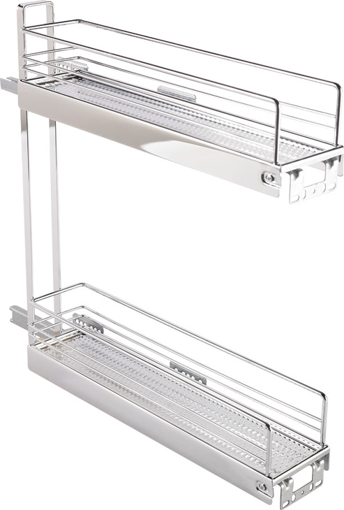 Kesseboehmer Base Pull-Out Set - 2 Tier, Chrome