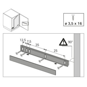 Door-on-Door Slider Fitting for Built-In Refrigerators - Image 4