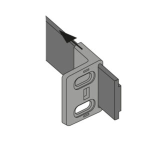 Door-on-Door Slider Fitting for Built-In Refrigerators - Image 3