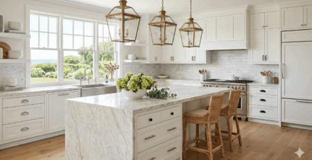Hamptons-style kitchens
