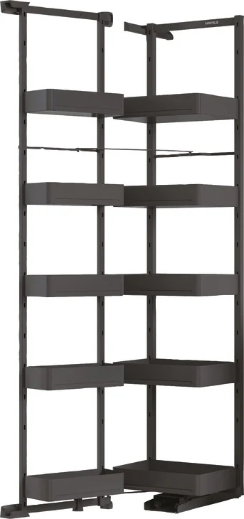 Hafele Utensio Plus H2 Pantry Unit – Hinged Door, Steel Hafele Utensio Plus H2 Pantry Unit – Hinged Door, Steel