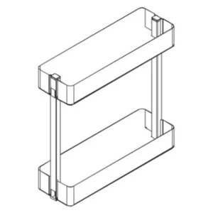 Hafele Utensio Plus H2 Base Pull-Out Unit, Steel - Image 4