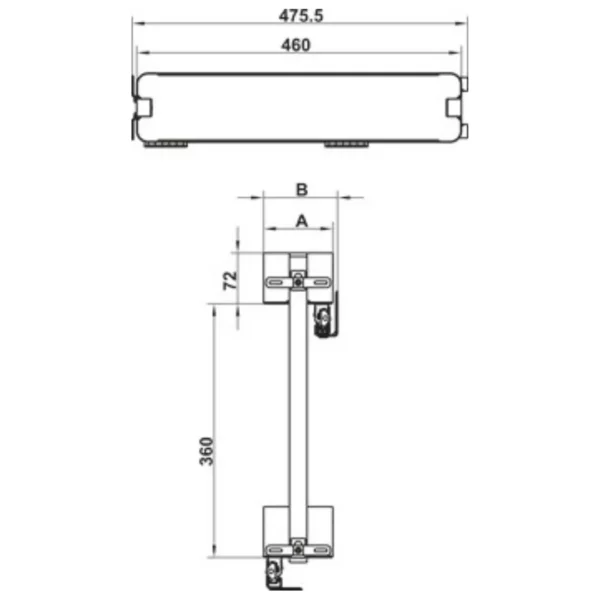 Hafele Utensio Plus H2 Base Pull-Out Unit, Steel