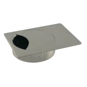 Two-Piece Rectangular Cable Grommet Zinc Die-Cast Two-Piece Rectangular Cable Grommet Zinc Die-Cast