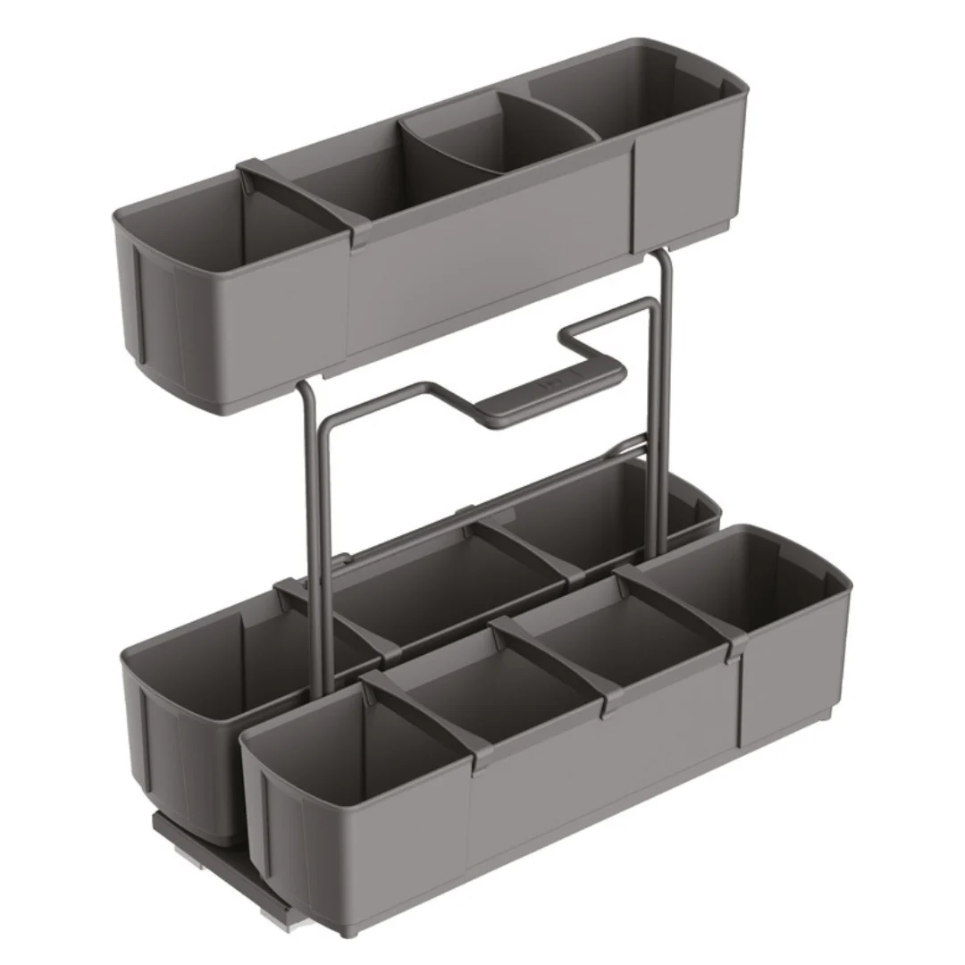 Cleaning Agent Pull-Out Unit, Anthracite Finish Cleaning Agent Pull-Out Unit, Anthracite Finish