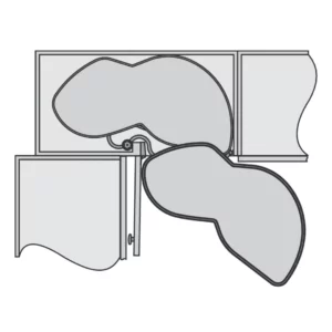 LeMans II ST Corner Storage Unit, Anthracite - Image 3