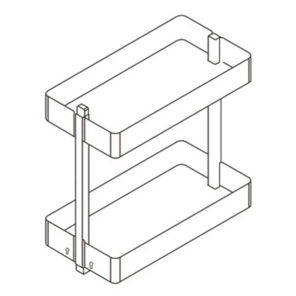 Hafele Utensio Plus H2, Maxi Base Pull out Unit
