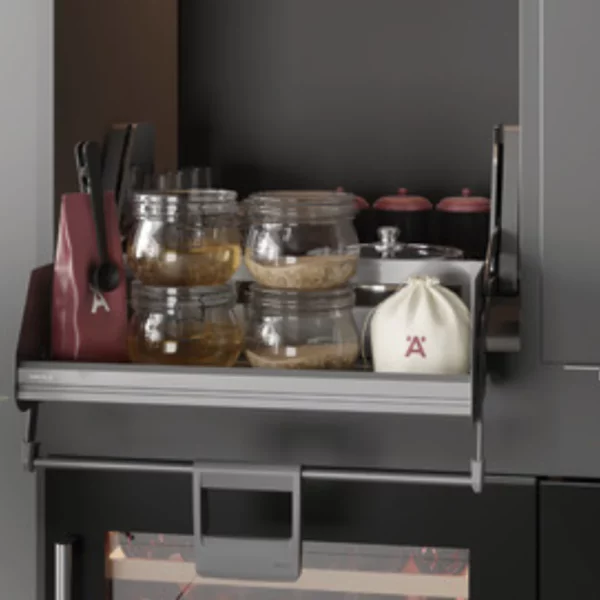Hafele Utensio Plus H2 Overhead Drop-Down Unit