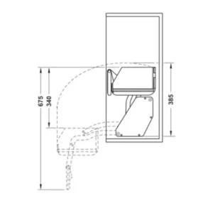 Hafele Utensio Plus H2 Overhead Drop-Down Unit - Image 4
