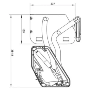 Hafele Utensio Plus H2 Overhead Drop-Down Unit - Image 7