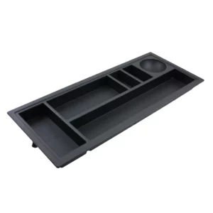 Black Plastic Sliding Pencil Tray
