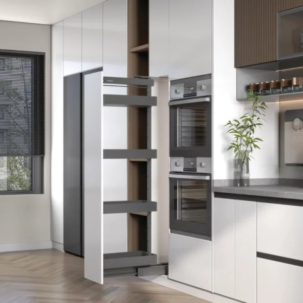 Hafele Utensio ST Plus Tall Pantry Unit, Steel