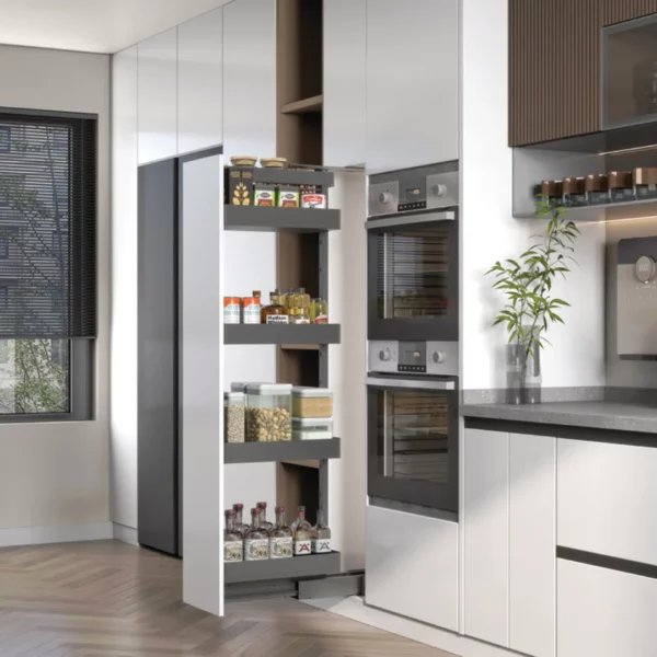 Hafele Utensio ST Plus Tall Pantry Unit, Steel