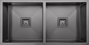 Hafele Squareline Double Bowl Sink – 2x32L
