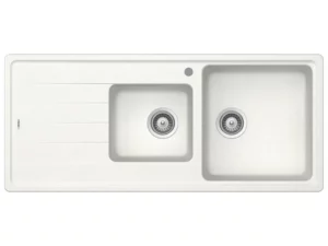 Hafele Quartz 1 & 3/4 Bowl Sink with LH Drainer - Image 4