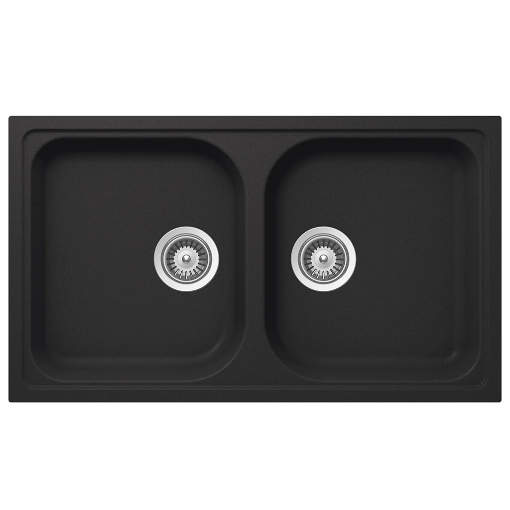 Hafele Quartz Double Bowl Sink.