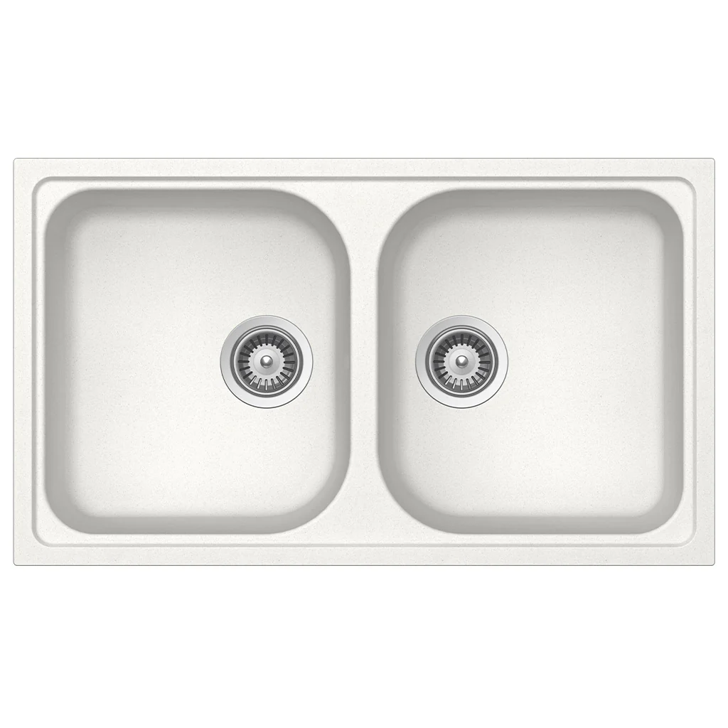 Hafele Quartz Double Bowl Sink.