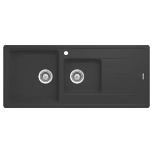 Hafele Quartz 1 & 3/4 Bowl Sink with LH Drainer - Image 3