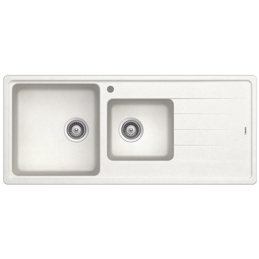 Hafele Quartz 1 & 3/4 Bowl Sink with LH Drainer