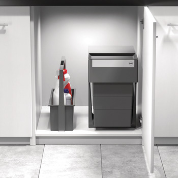 Hafele Hailo Tandem Waste Bin